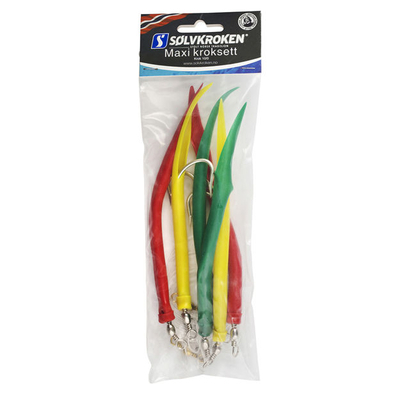 Solvkroken gummiakk zestaw Maxi Kroksett 10/0 - 1mm