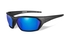 Wiley X WX IGNITE Polarized Blue Green Mirror Mate Black Frame