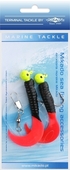 Mikado zestaw Twist Jighead Rig Black Red