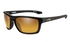 Wiley X WX KINGPIN Polarized Gold Mirror Amber Lens Mate Black Frame