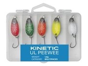 Kinetic zestaw błystek pstrągowych UL Peewee MIX